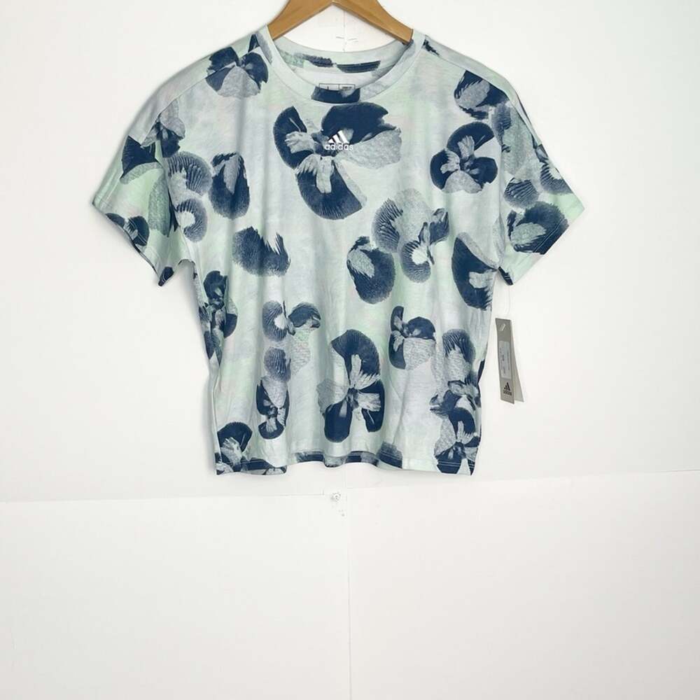 Adidas Girls Short Sleeve T Shirt Size Large
